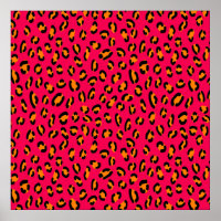 Peaux de jaguar coloré sans couture motif, art ani