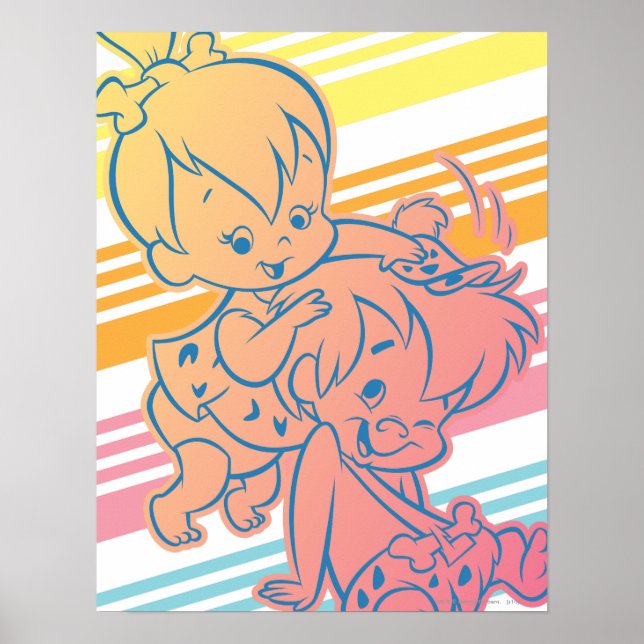 Affiche PEBBLES™ Bam Bam Grooming (Devant)