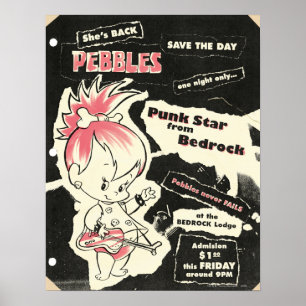 Affiche PEBBLES™ Punk Rock Legend