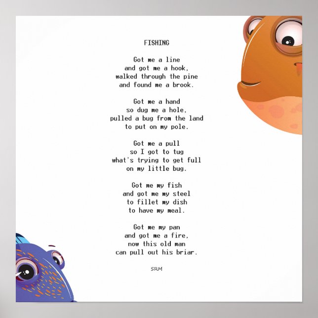 Affiche Pêche (Devant)