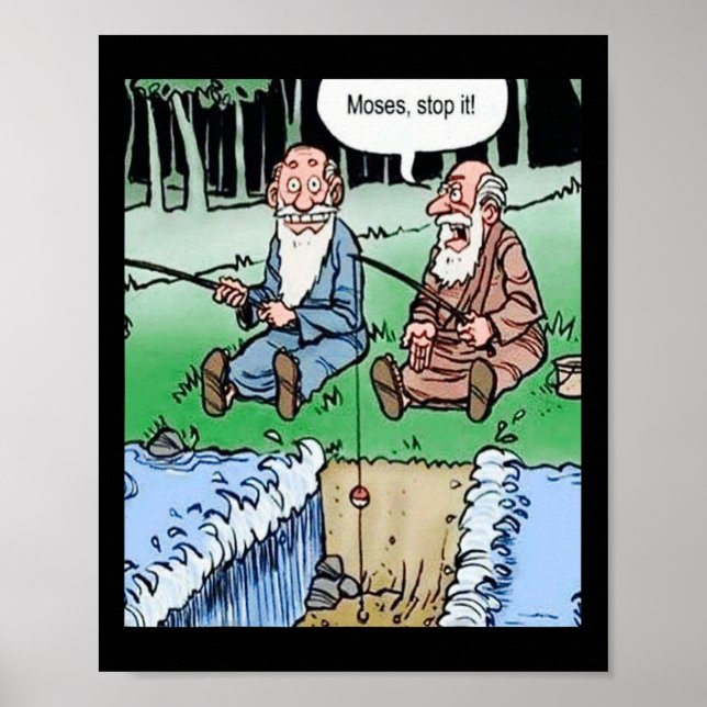 Affiche Pêche à la canne de Moïse  (Devant)