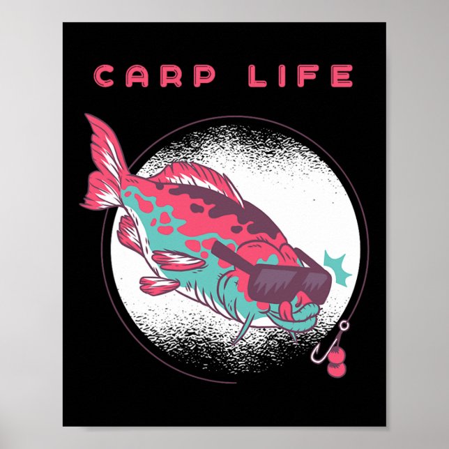 Affiche Pêche à la carpe (Devant)