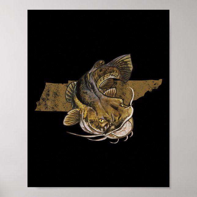 Affiche Pêche à la catfish dans le Tennessee Catfish  (Devant)