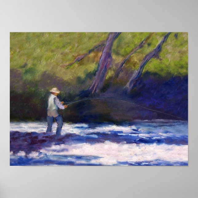 Affiche Pêche à la mouche (Devant)