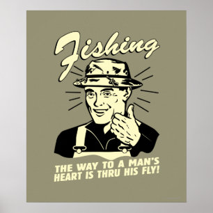 Affiche Pêche : À travers sa mouche