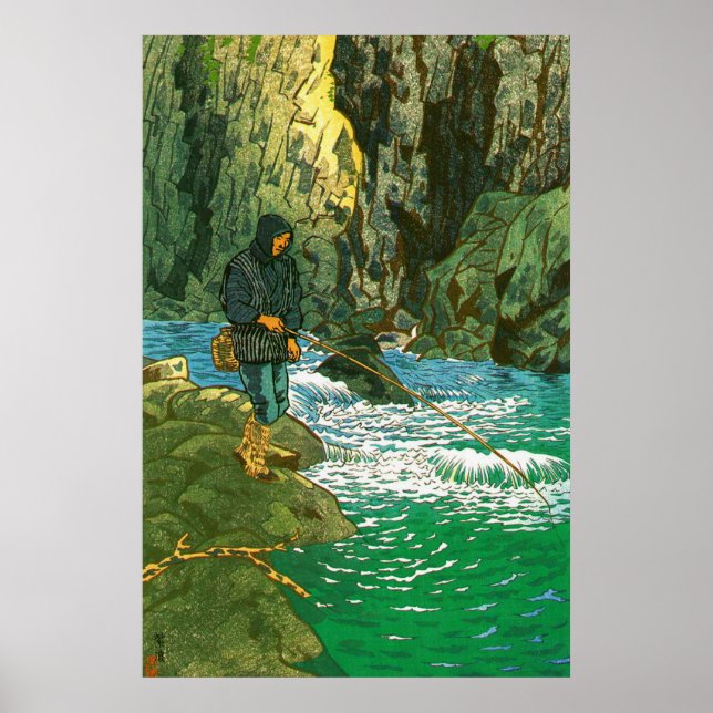 Affiche Pêche au char Kasamatsu Shiro 1956 (Devant)
