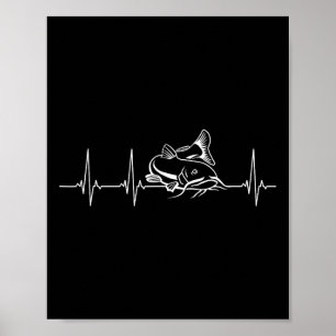 Affiche Pêche au poisson-chat Battement de coeur