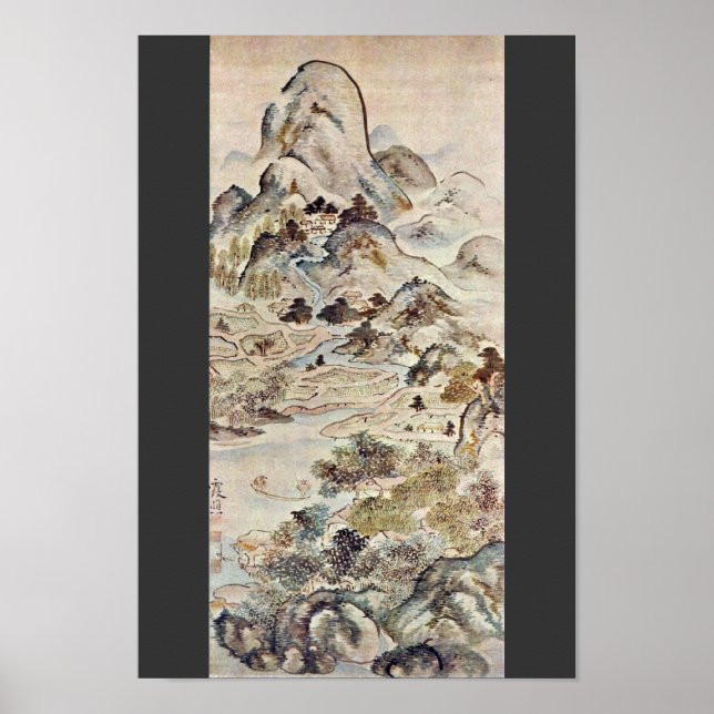 Affiche Pêche Au Printemps Par Taiga Ikeno (Meilleure Qual (Devant)