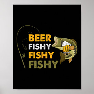Affiche Pêche de la bière Pêche de pêche de l'amoureux pêc