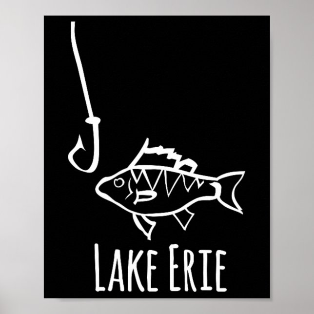 Affiche Pêche de la perche à l'épervier en Pennsylvanie, l (Devant)