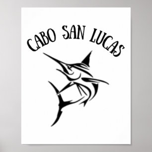 Affiche Pêche en haute mer à Cabo San Lucas Marlin sautant