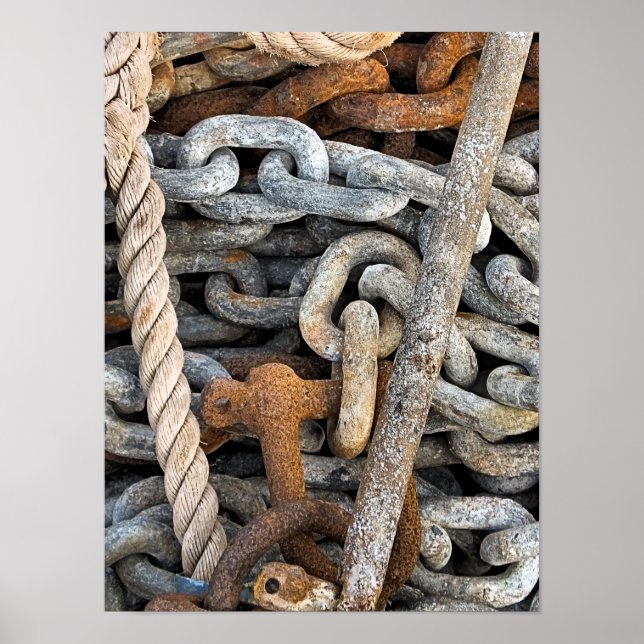 AFFICHE PÊCHE EN MER (Devant)