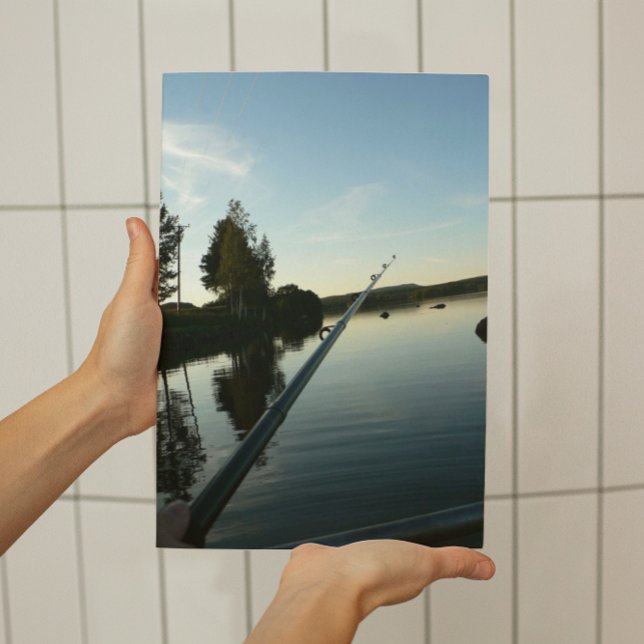 Affiche Pêche par lac à Dusk Small (Créateur téléchargé)