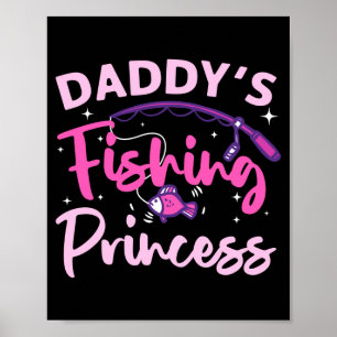 Affiche Pêche pour femmes filles enfants pêcheuse bass pri
