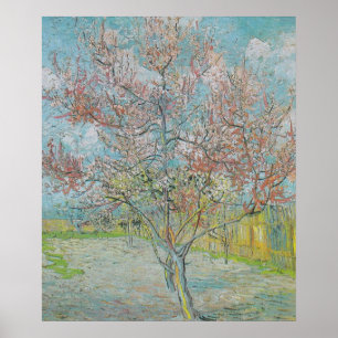 Affiche Pêcher en fleurs