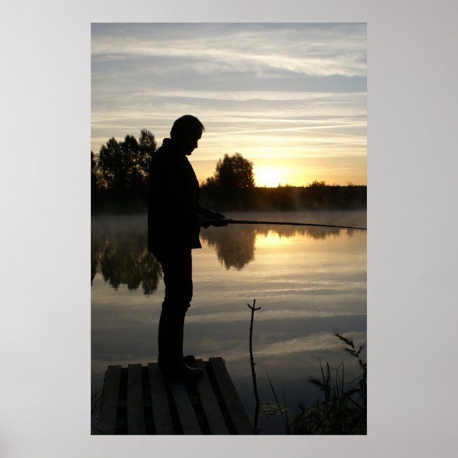 Affiche pêcheur (Devant)