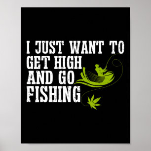 Affiche Pêcheur de mauvaises herbes de pêche Angler 1