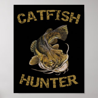 Affiche Pêcheur de poisson-chat Chasseur de poisson-chat P