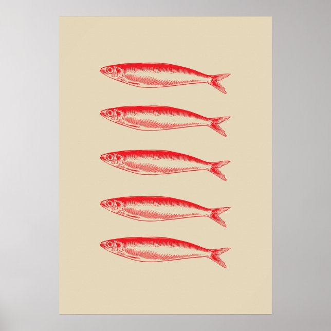 Affiche Pêcheur de Sardines (Devant)