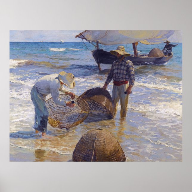 Affiche Pêcheur valencien - Joaquín Sorolla (Devant)