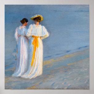 Affiche Peder Severin Kroyer - Anna Ancher & Marie Kroyer