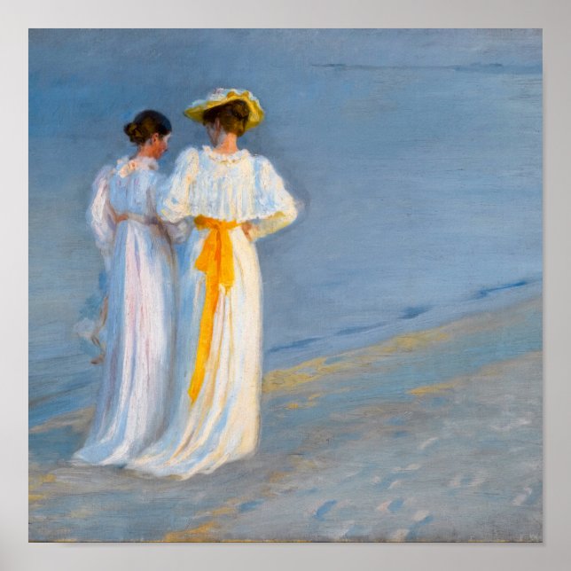 Affiche Peder Severin Kroyer - Anna Ancher & Marie Kroyer (Devant)