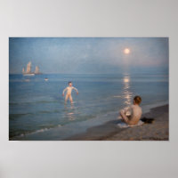 Peder Severin Kroyer - Garçons Se baigner à Skagen