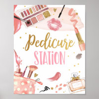 Pedicure Station Spa Party Maquillage Glamor Anniv