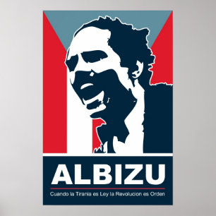 Affiche Pedro Albizu Campos - Bandera