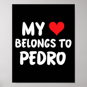 Affiche Pedro - Mon cœur appartient à Pedro - Amour