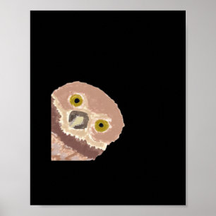 Affiche Peekabo Drôle Conception Pour Halloween