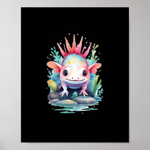 Affiche Peekaboo Axolotl