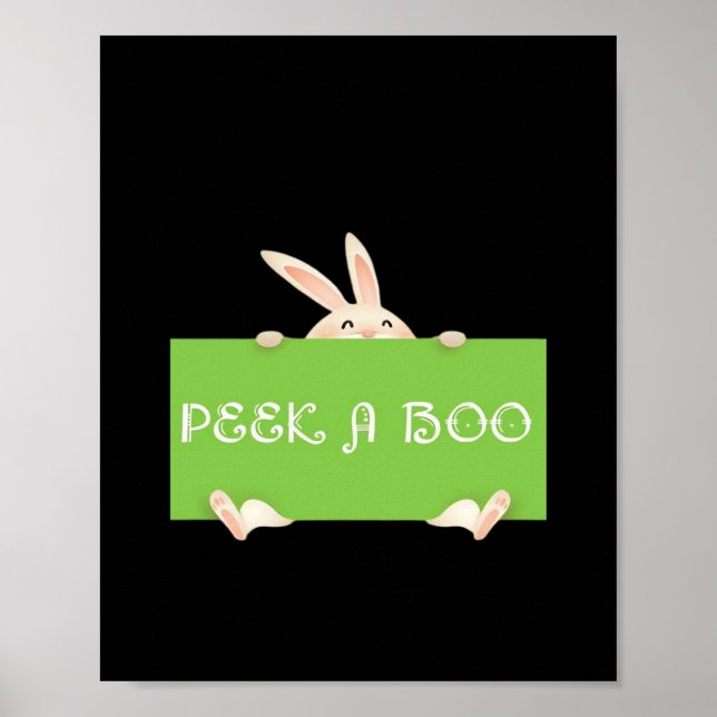 Affiche Peekaboo Bunny (Devant)