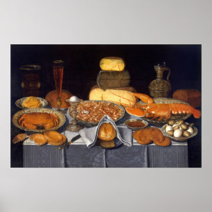 Affiche Peeters - Crabe, Crevettes Et Homard