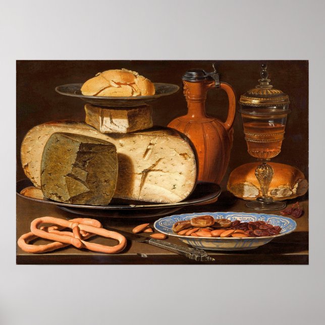 Affiche Peeters - Fromages, Amandes Et Pretzels (Devant)