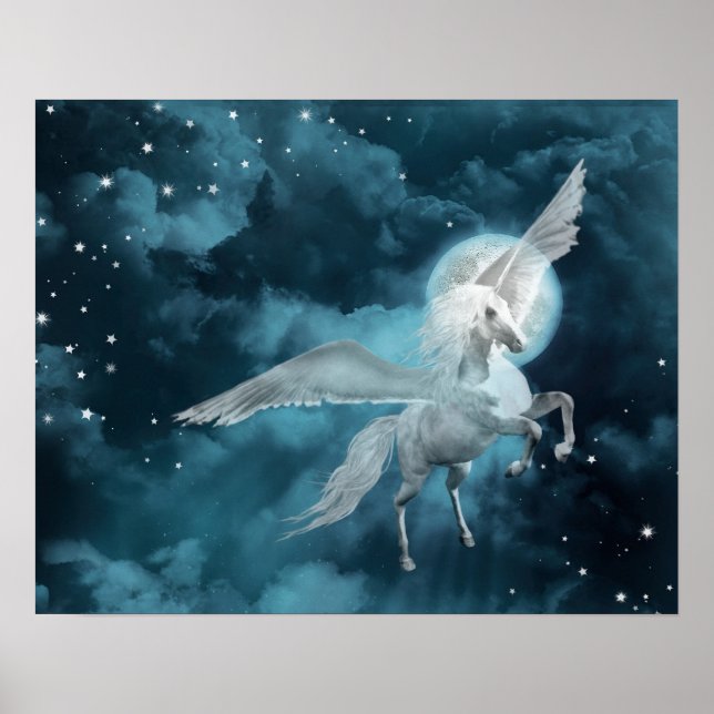 Affiche pegasus clair de lune (Devant)