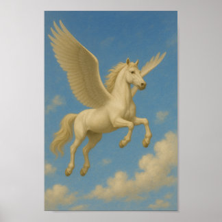 Affiche Pegasus en vol - L'Esprit Skybound des Légendes