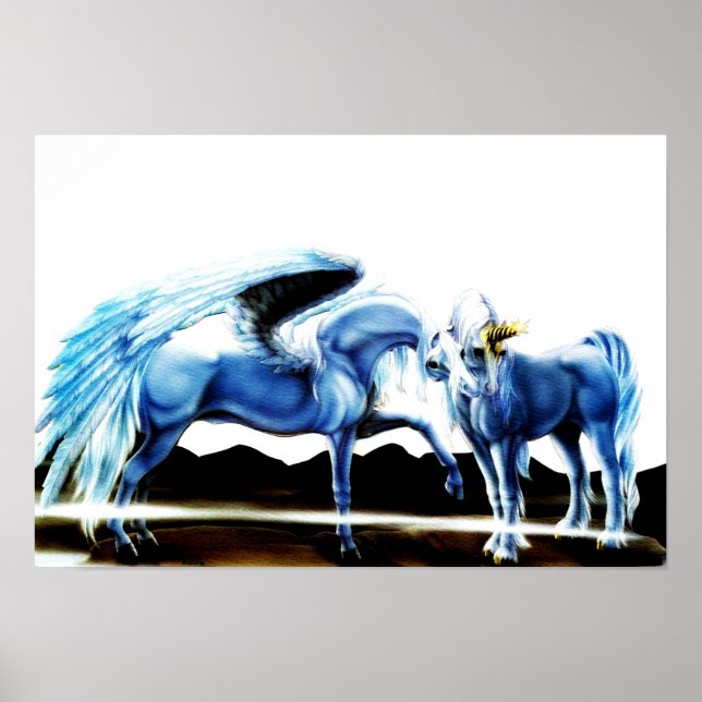 Affiche Pegasus Et Unicorne (Devant)