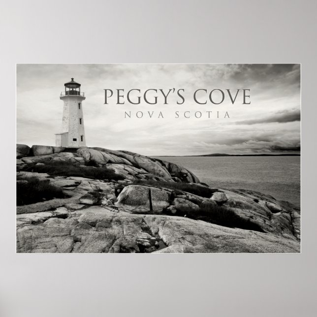 Affiche peggy's cove, nouvelle-écosse (Devant)