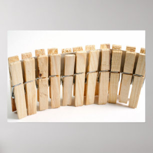 Affiche Peignoirs en bois