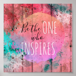 Affiche Peindre des gouttes et des coups de pinceau sur un