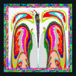 Affiche Peindre l'esprit d'amour<br><div class="desc">Type de papier : Value Poster Paper (Matte) Vos murs sont le reflet de vous. Personnalisez-les avec vos citations, illustrations et designs favoris imprimés sur des posters par Zazzle ! Choisissez parmi 5 types de papier unique et plusieurs tailles pour créer le poster parfait. 45 lb, 7, 5 points d'épaisseur...</div>