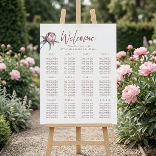 Affiche Peine rose Dusky Trouvez Votre Mariage De Siège