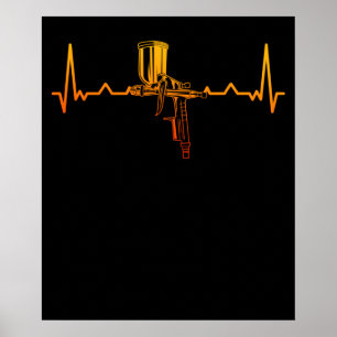 Affiche Peintre de carrosserie Auto Peintre de voiture pis