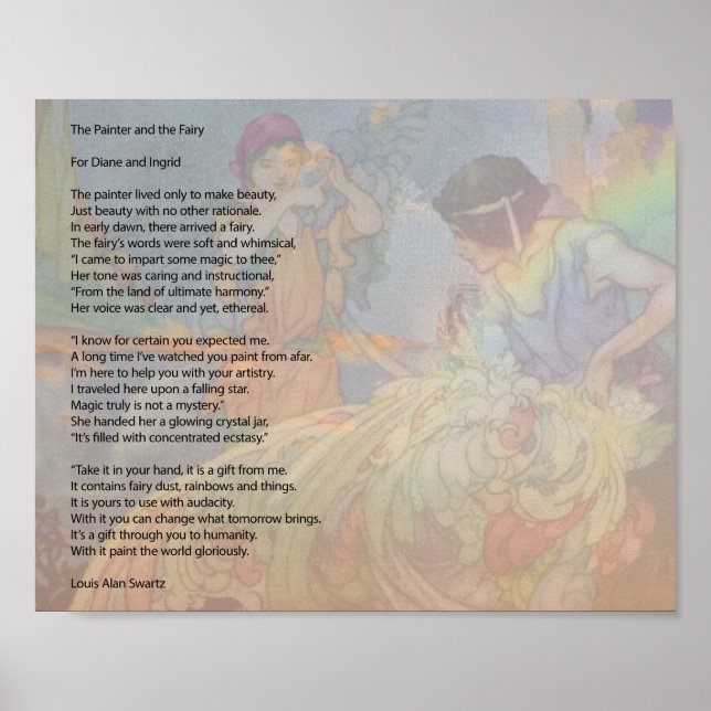 Affiche Peintre et la Fée (Devant)