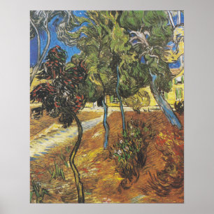 Affiche Peintres de Gogh - Art de jardin tourbillonnant