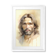 Peinture à l'aquarelle Jesus 30