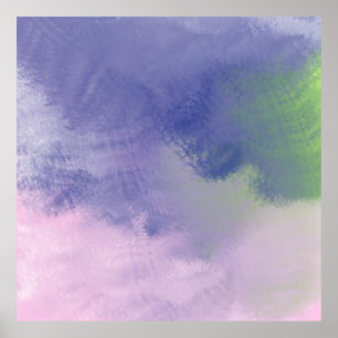 Affiche Peinture à l'huile abstraite