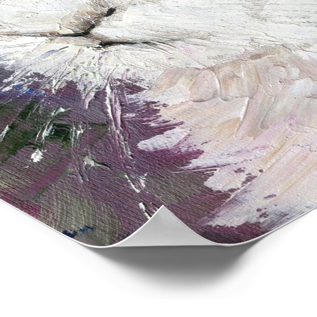 Affiche Peinture à l'huile de lapin. (Coin)