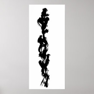 Affiche Peinture à pinceau zen 2